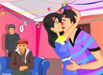 Jogos de beijos: Beijo na Festa de Anivers�rio