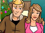 Jogos de beijos: Beijo na Festa de Natal