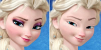 Princesas da Disney sem Maquiagem