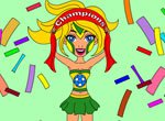 Jogos de colorir: Colorir a Torcedora