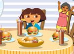 Jogos da dora: Dora Decora��o de Mesa de Jantar