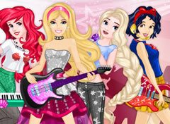 Barbie e as Princesas Banda de Rock
