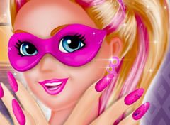 Barbie Super Princesa Unhas Decoradas