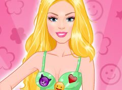 Barbie Vestido de Emoji