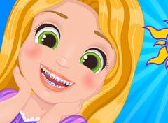 Bebê Rapunzel no Dentista