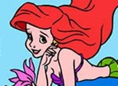 Colorir a Pequena Sereia Ariel