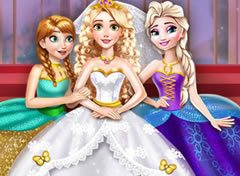 Elsa e Anna no Casamento da Rapunzel