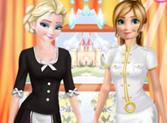 Elsa e Anna Roupas de Trabalho