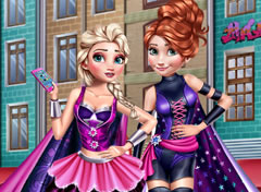 Elsa e Anna Super Princesas