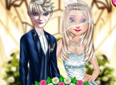 Elsa e Jack Frost Convite de Casamento