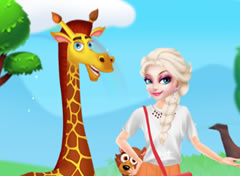 Elsa Feliz no Zoológico