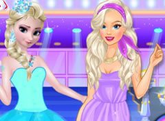 Elsa vs Barbie Desfile de Moda