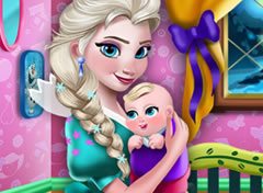 Frozen Elsa Decorando o Quarto do Bebê