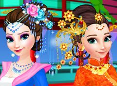 Frozen Elsa e Anna Chinesas