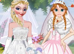 Frozen Elsa e Anna Noivas