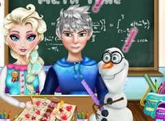 Frozen Elsa e Jack na Escola
