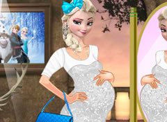 Frozen Elsa Grávida Festa no Castelo