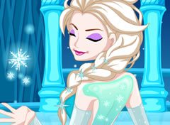 Frozen Elsa no Salão de Beleza