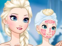 Frozen Elsa Tratamento de Beleza