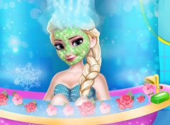 Frozen Elsa Tratamento no Spa