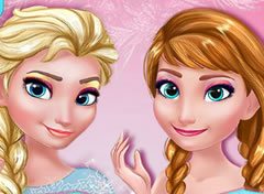 Frozen Maquiagem das Irmãs Elsa e Anna