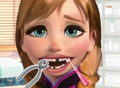 Frozen Princesa Anna no Dentista