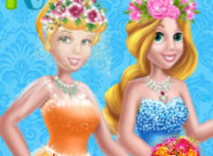 Princesas Competição de Noivas