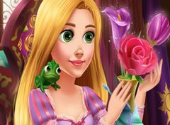 Vaso de Flores da Princesa Rapunzel