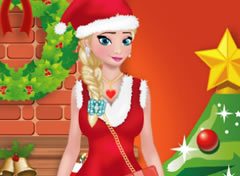 Vista Elsa para o Natal