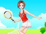 Jogos de esportes: Jogadora de T�nis