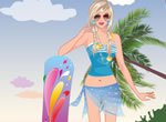 Jogos de esportes: Menina Surfista
