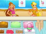 Jogos das winx: Sorveteria das Winx