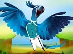Jogos de animais: Vestir Blu do Filme Rio