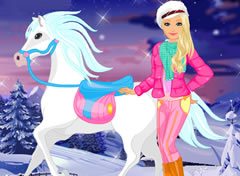 Barbie e seu Cavalo no Inverno