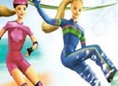 Barbie e Dora Corrida de Cavalo - jogos online de menina