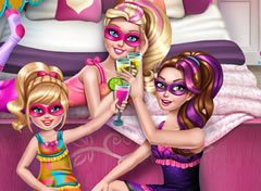 Barbie Super Princesa Festa do Pijama