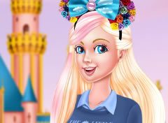 Barbie Visitando a Disneylândia