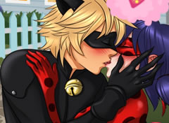 Beijos da Ladybug e Cat Noir