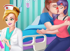 Casal Beijando no Hospital