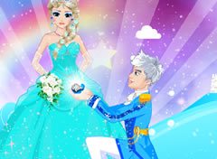 Casamento da Elsa com Jack Frost