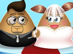 Jogue Vestir Pou para o seu casamento, um jogo de Pou