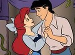 Colorir a Princesa Ariel e Eric