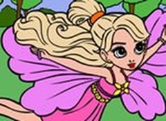 Colorir Barbie Tumbelina