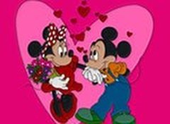 Colorir Mickey e Minnie