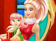 Decore a Casa da Barbie para o Natal