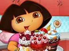 Dora Fazendo Cupcakes
