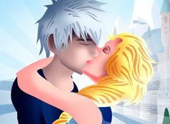 Elsa e Jack se Beijando