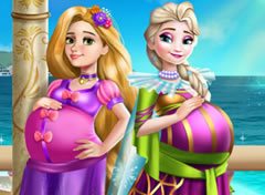 Elsa e Rapunzel Grávidas 2