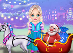 Elsa Limpeza da Carruagem de Natal
