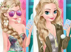 Elsa Look de Verão e de Inverno